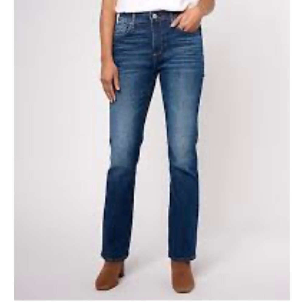 Driftwood Kelly Straight Leg Jeans Dark Wash Denim W29 L31 Womens